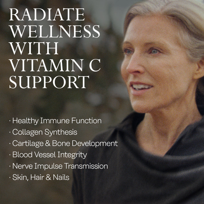 Solaray Vitamin C w/ Rose Hips, Acerola & Bioflavonoids, 1000mg, Supports Immune Function & Healthier Skin, Hair, Nails , Non-GMO, Vegan, 250 CT
