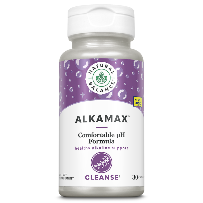 Natural Balance AlkaMax Capsules | pH Booster w/ Calcium, Magnesium & Potassium | Formulated to Help Neutralize Acidity | 30 CT