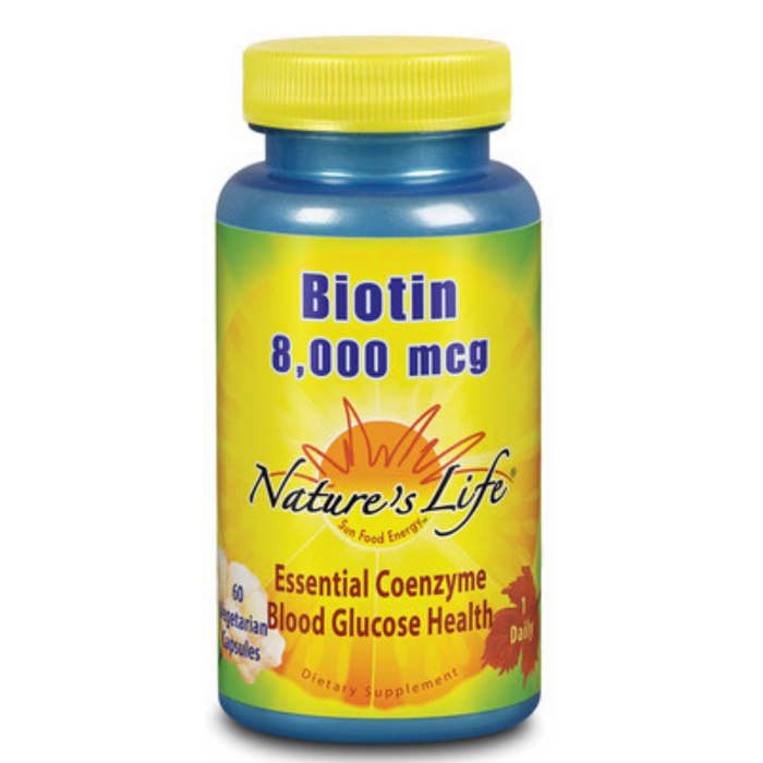 Nature's Life  Biotin 8,000 mcg | 60 ct