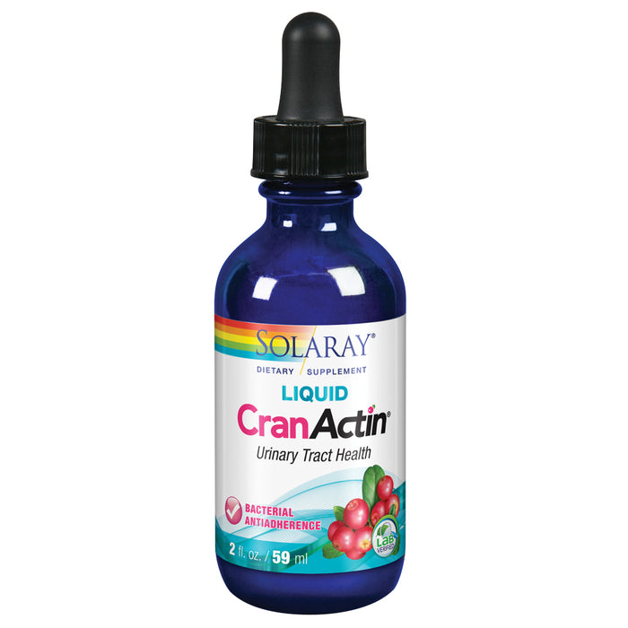 Solaray Liquid CranActin Cranberry Extract | Healthy Urinary Tract Support | 59 Servings | 2 oz