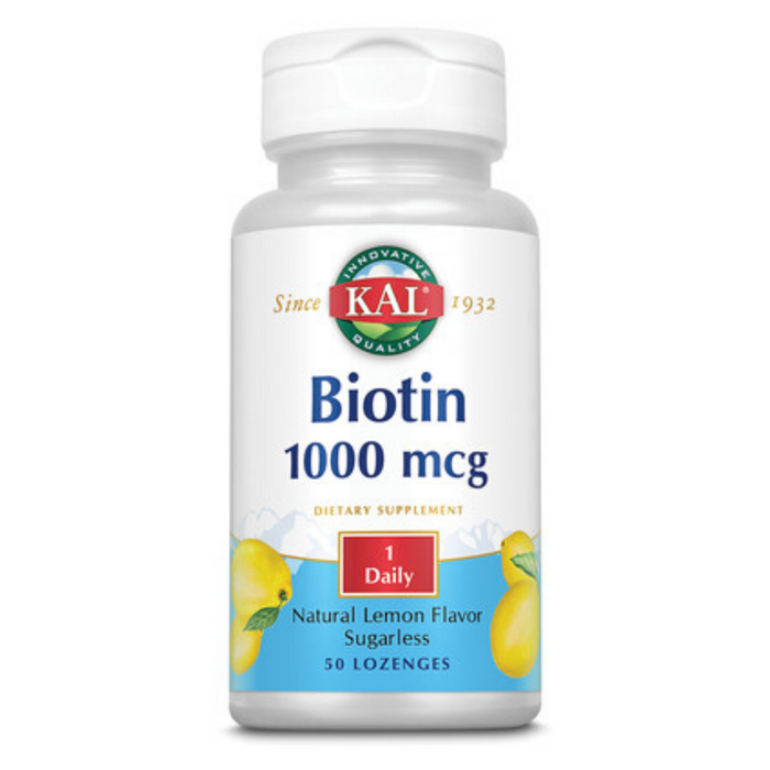 KAL Biotin 1000 1000mcg | 50ct