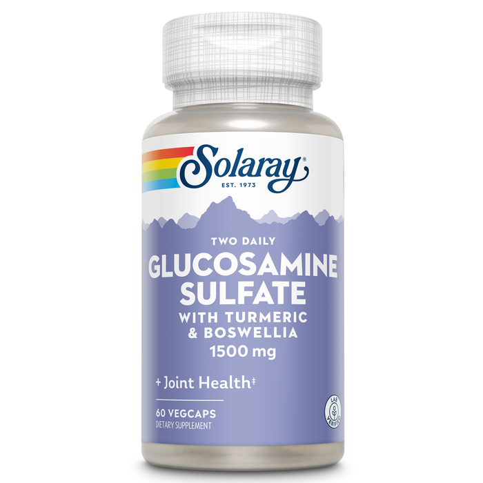 Solaray Glucosamine Sulfate Capsules, 1500mg, 120 Count