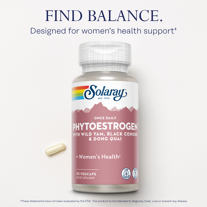 Solaray One Daily Phytoestrogen Supplement | 30 Count