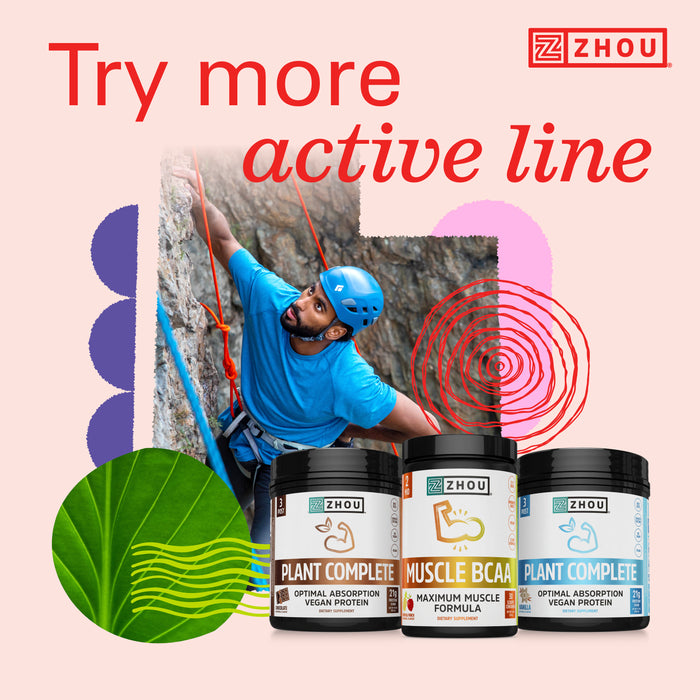 Zhou Nutrition Lite Up XTRA | Caffeinated Pre-Workout | Endurance - 30 servings, Cherry Limeade