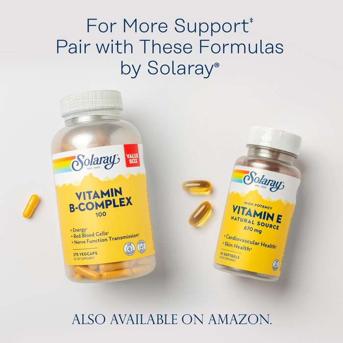 Solaray Collagen Keratin with Alpha Lipoic Acid and Hyaluronic Acid - Type I, II and III Collagen Pills - Hair, Skin, Nails, and Joint Health Support - 30 Servings, 60 Capsules