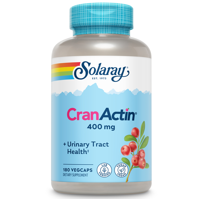 Solaray Cranactin Cranberry AF Extract Capsules, 400 mg