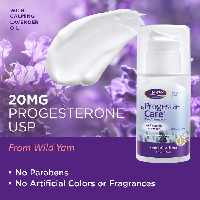 Life-Flo Progesta-Care Progesterone, Lavender, 4oz