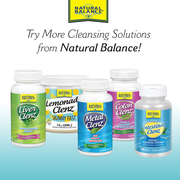 Natural Balance Colon Clenz Plus Probiotics Powder | Cleansing & Regularity Formula | Natural Berry | 6.3oz, 30 Serv