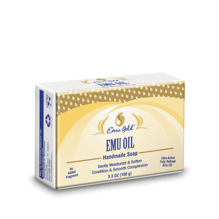 EMU GOLD Emu Oil Soap, Bar, Unscented (Bar) | 3.5oz