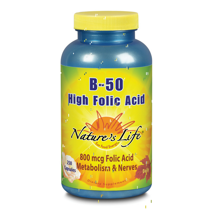 Nature's Life  High Folic Acid B-50 | 250 ct