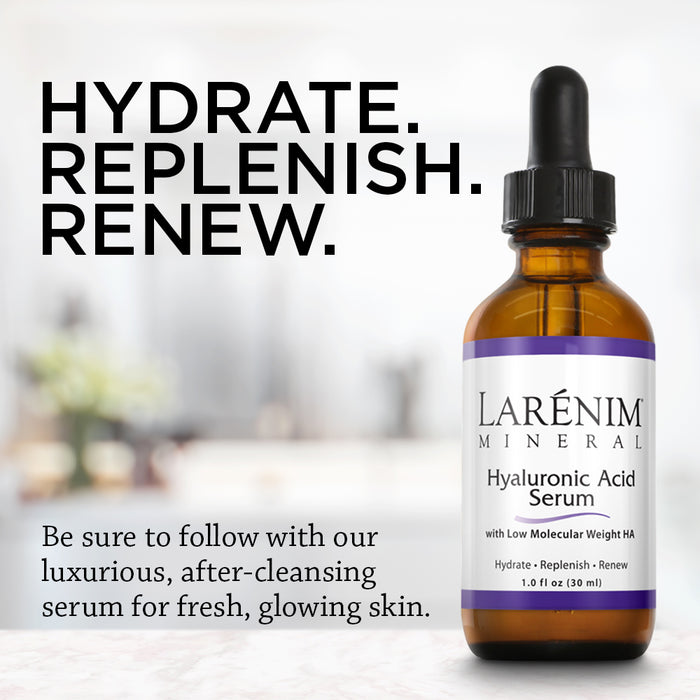 Larenim Rosehip Foaming Cleanser | Cleanses, Purifies & Revitalizes Skin | Rosehip Seed Oil | All Skin Types | 4 oz