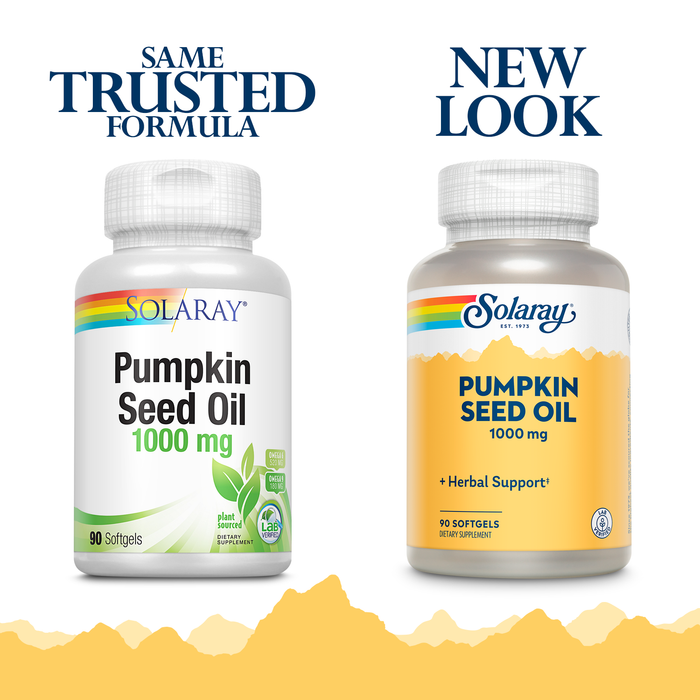 Solaray Pumpkin Seed Oil, 1000 mg | 90 Count