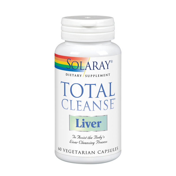 Solaray Total Cleanse Liver | Milk Thistle, Dandelion & More for Healthy Cleansing Support | 30 Servings | 60 VegCaps