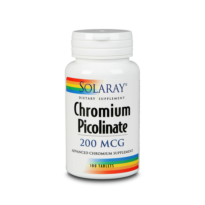 Solaray Chromium Picolinate 200mcg | 100ct