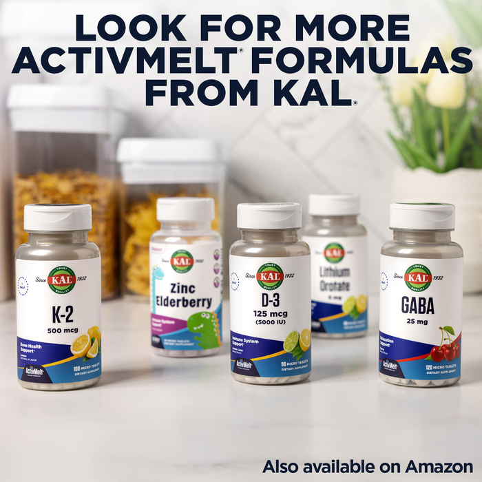KAL L-Glutathione SR, Reduced Glutathione Supplement, High Absorption Antioxidant Supplement, , Lab Verified, 60-Day Guarantee, 60 Servings, 60 VegCaps