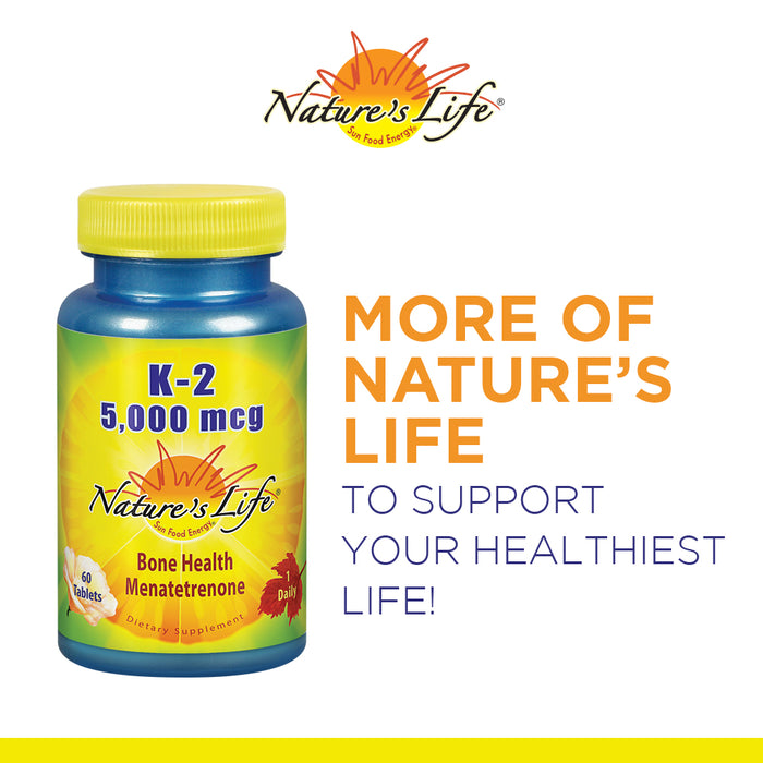Nature's Life Super Cal Mag | 1000mg of Calcium & 500mg of Magnesium with Vitamin D-2 | Healthy Teeth & Bones Support (100 CT)