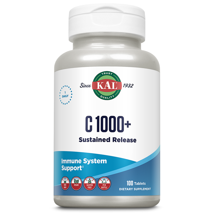 KAL C-1000+ Sustained Release 1000mg | 100ct