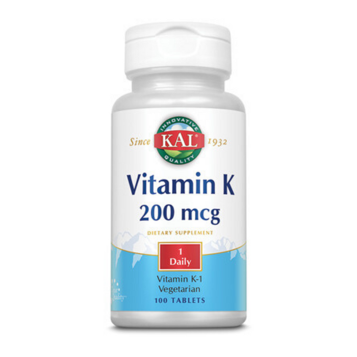 KAL Vitamin K 200mcg | 100ct