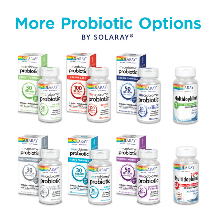 Solaray Multidophilus 12 Strain Probiotic Powder | 20 Billion CFU | Healthy Gut Support | Approx 30 Servings | 1.97oz