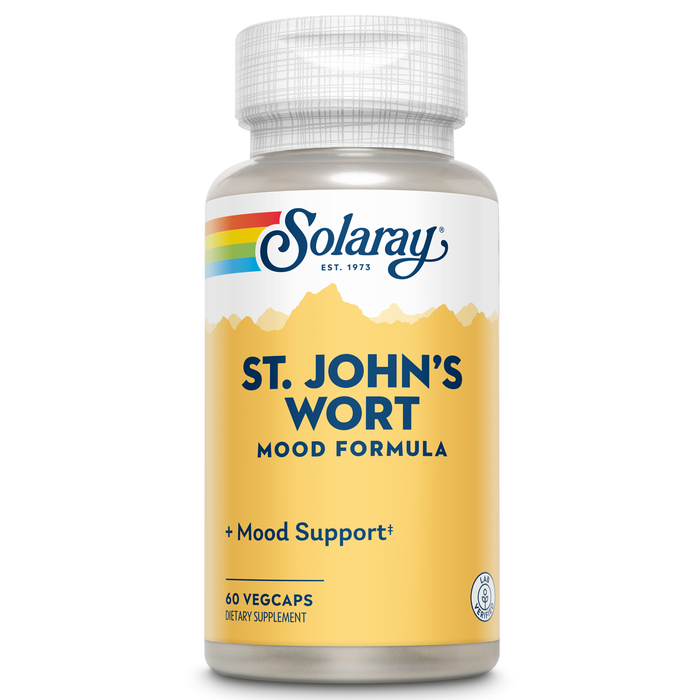Solaray Guaranteed Potency St. John's Wort 900 mg Capsules | 60 Count