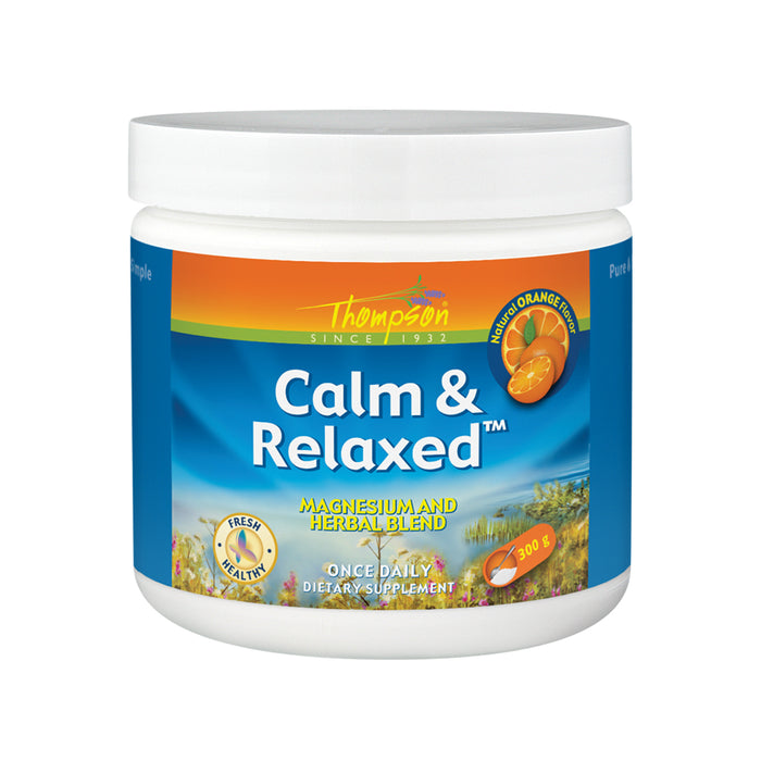 Thompson Calm & Relaxed Fine Powder | Natural Orange Flavor | 300g