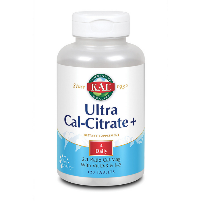 KAL Ultra Cal-Citrate+  | 120ct