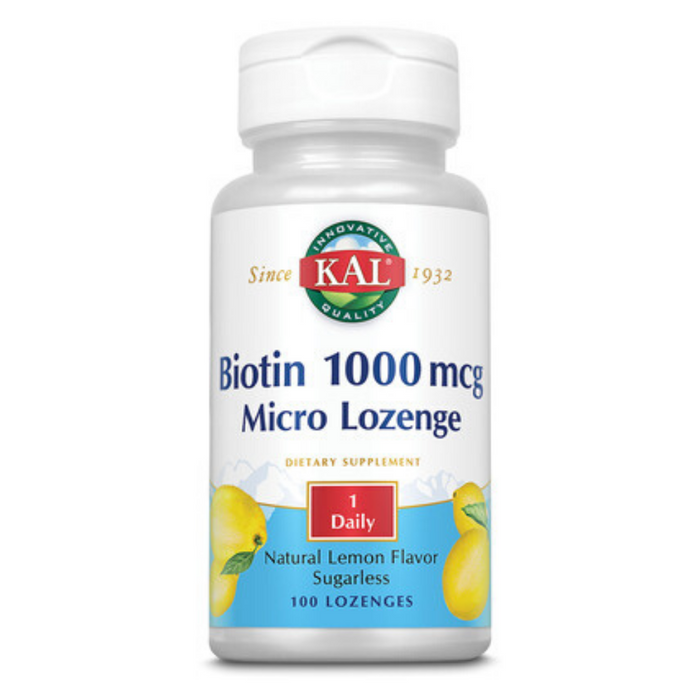 KAL Biotin 1000 1000mcg | 100ct