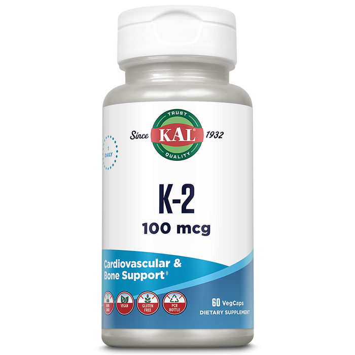KAL Vitamin K-2 100mcg | 60ct