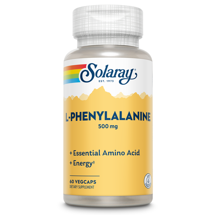 Solaray L-Phenylalanine Veg Cap (Btl-Plastic) 500mg | 60ct