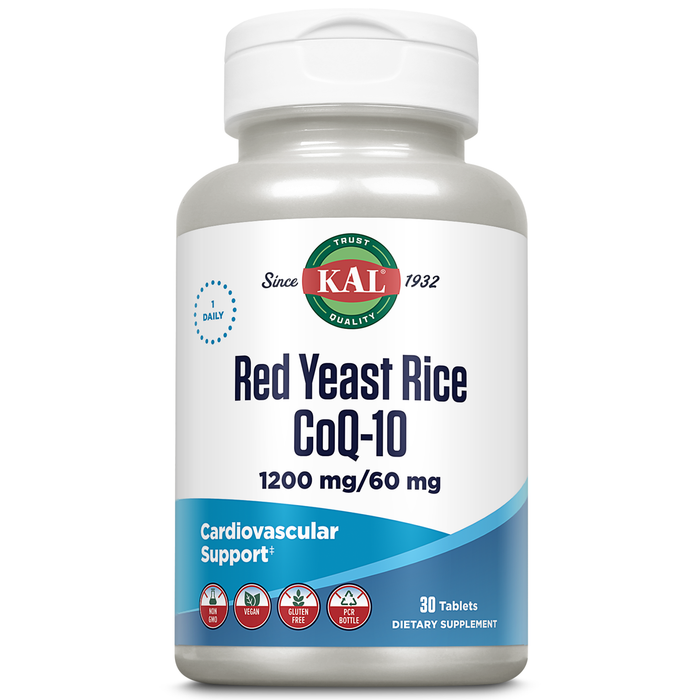 KAL Red Yeast Rice CoQ10 Once Daily | 30ct