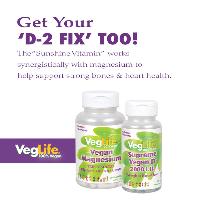 VegLife Vegan Magnesium 400mg | 90 Veg Caps