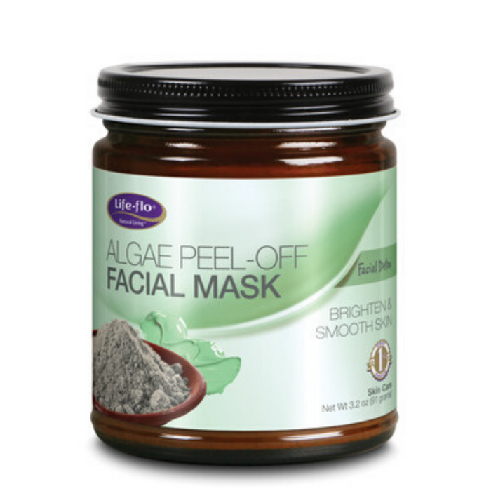 LIFE-FLO Algae Peel-off Facial Mask, Fine Powder, Unscented (Jar) | 9oz