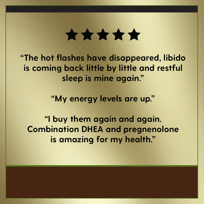 Lifetime DHEA Pregnenolone Complex | Support Hormone Balance, Energy, Mood, Weight & Libido | 90 Capsules