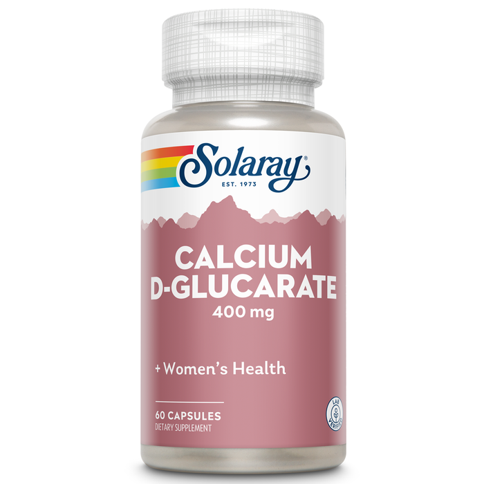 Solaray Calcium D-Glucarate, Capsule (Btl-Plastic) 400mg | 60ct
