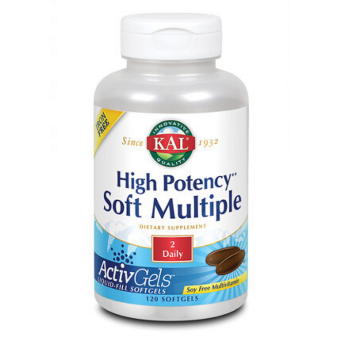 KAL High Potency Soft Multi w/ No Iron ActivGels | 120CT
