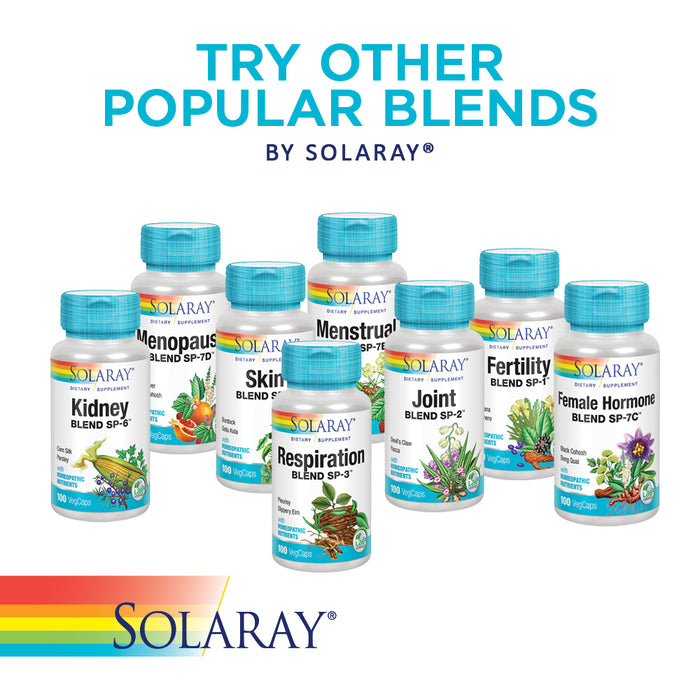 Solaray Histamine Blend SP-33 | Herbal Blend w/ Cell Salt Nutrients for Healthy Histamine Response Support | Non-GMO & Vegan | 50 Serv | 100 VegCaps
