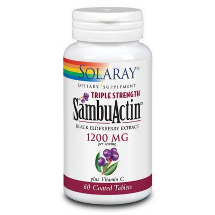 Solaray Triple Strength Sambuactin 1200 mg Tablets | 60 Count