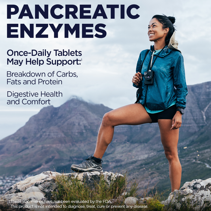 KAL Pancreatin 350mg, Digestive Enzymes for Women and Men, Pancreatic Enzymes for Digestive Health Support, Gluten Free, Non-GMO, Rapid Disintegration, 60-Day Guarantee, 250 Servings, 250 Tablets