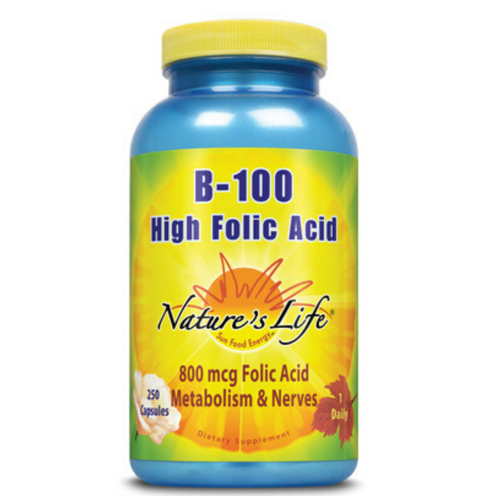 Nature's Life  B-100 High Folic Acid | 250 ct