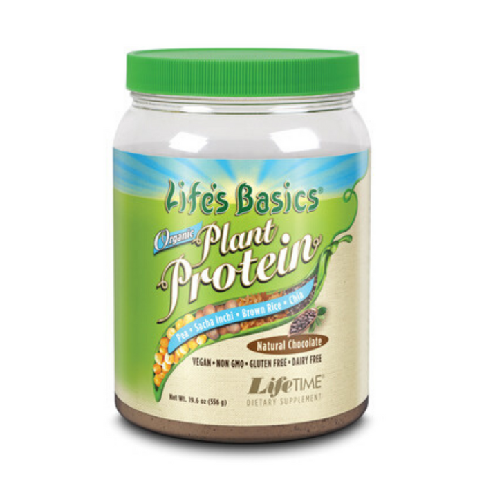 LifeTime   Life's Basics Organic Plant Protein | 19.6 oz