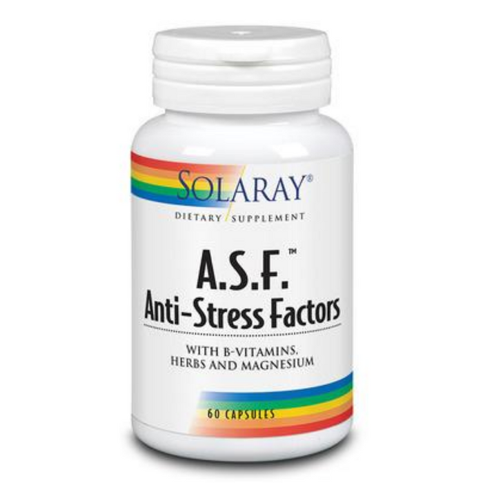 Solaray Anti-Stress Factors, Capsule (Btl-Plastic) | 60ct