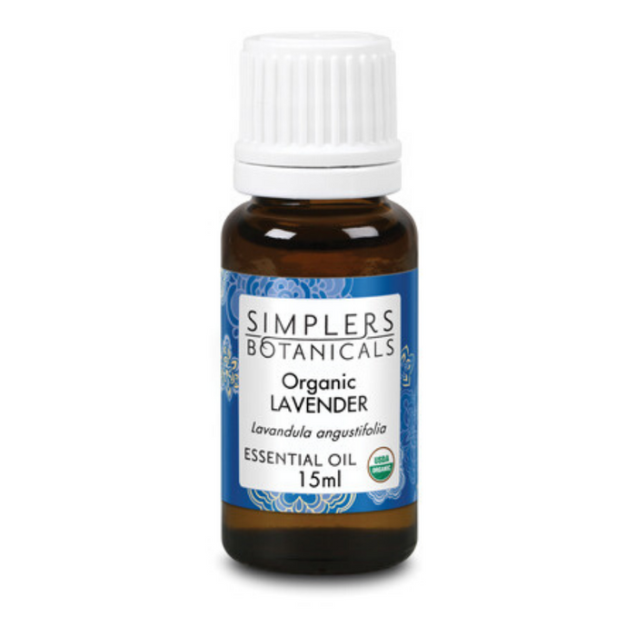 Simplers Botanicals Lavender Oil Organic (Btl-Glass) | 15ml