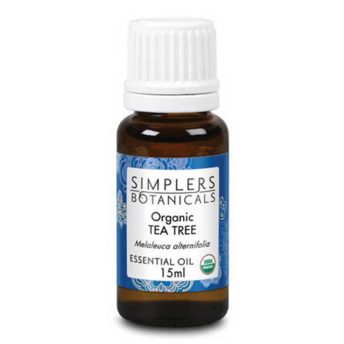 Simplers Botanicals Tea Tree Oil Organic (Btl-Glass) | 15ml