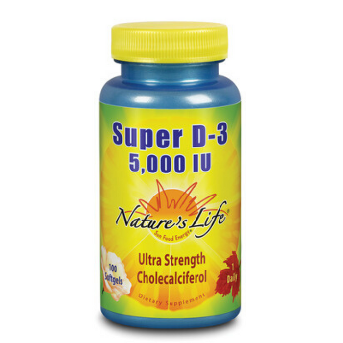 Nature's Life  Super D-3 5000 IU | 100 ct