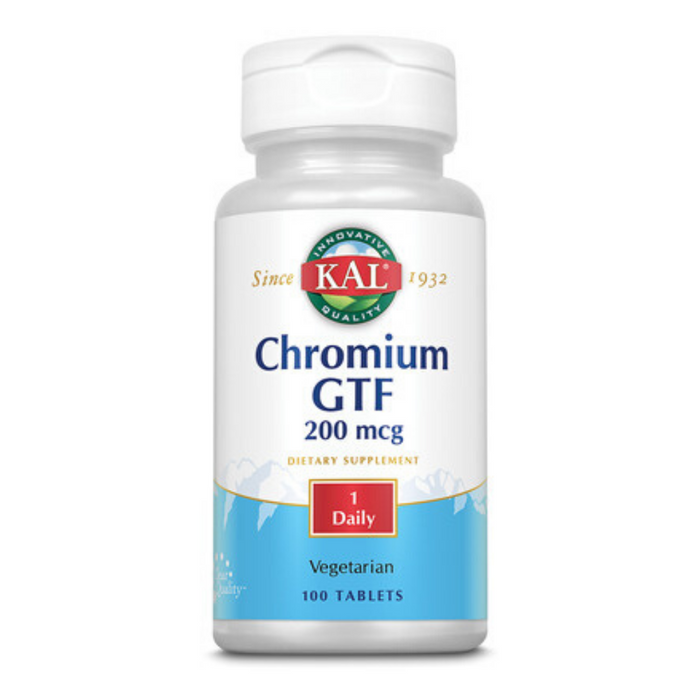 KAL Chromium GTF 200mcg | 100ct