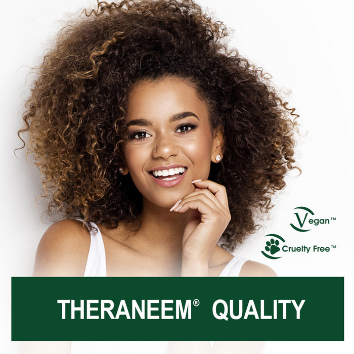 TheraNeem Gentle Therap Shampoo | Soothing Formula w/ Organic Neem Oil | All Hair Types & Sensitive Scalp, Vegan | 12oz