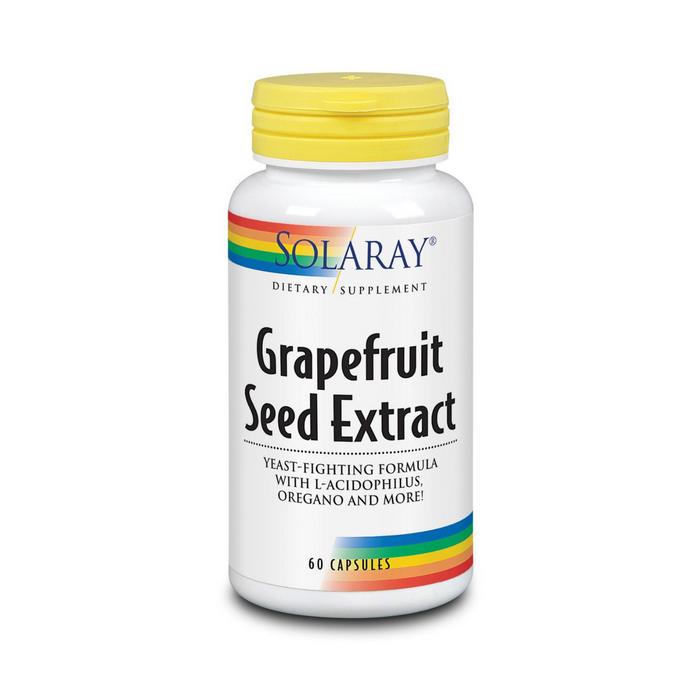Solaray Grapefruit Seed Extract Capsules, 250mg | 30 Servings, 60 Count