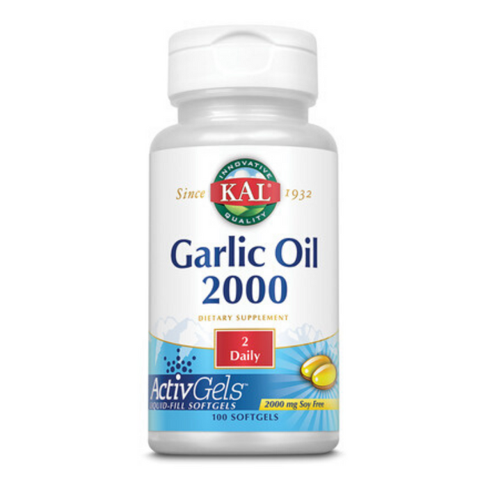 KAL Garlic Oil 2000 ActivGels 2000mg | 100ct