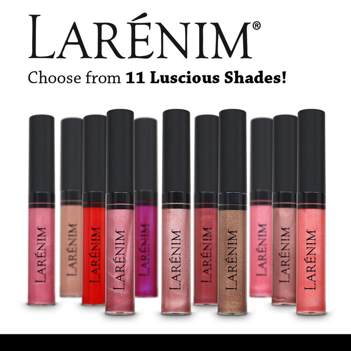 Larenim Tangerine Dream Ultra Lux Lip Gloss | Bold, Long-Lasting Color & Shine | Silky Hydration for Fuller-Looking Lips | Vegan & No Gluten | 7g