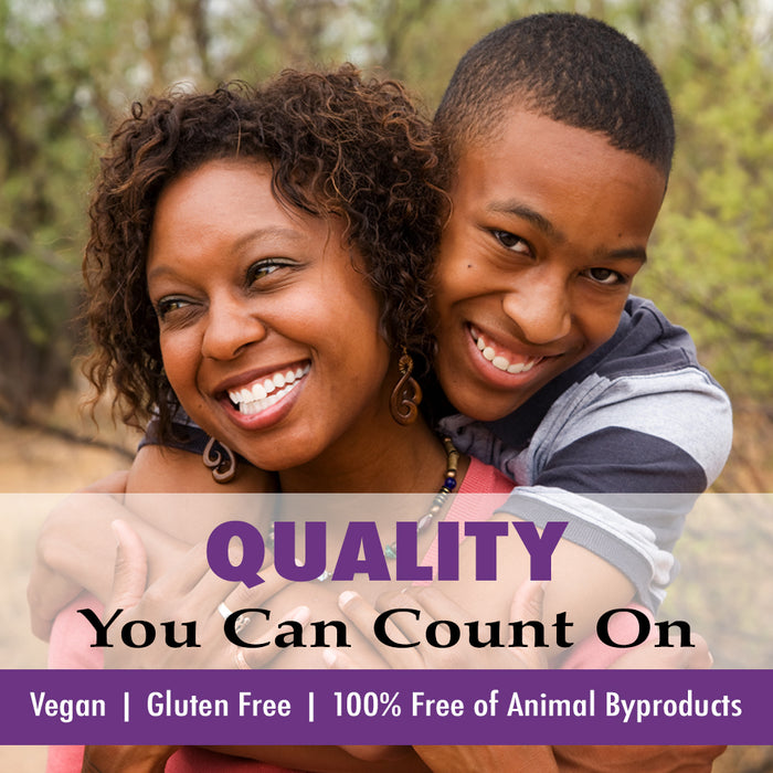 VegLife Vital Teen Boys Multiple Vitamin with Iron | Vegan, Vegetarian | 60 Count